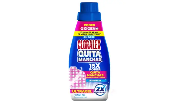 Cloralex Quita Manchas: la solución para saber como quitar manchas amarillas de ropa blanca. Elimina virus y bacterias.